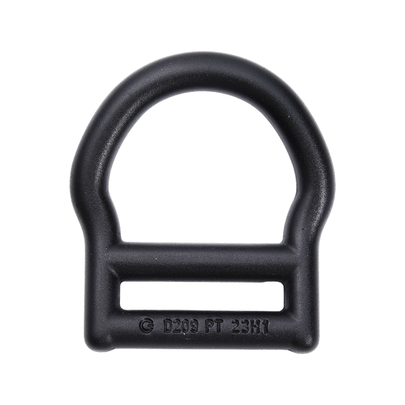 HLD1807 46mm Saiz Dalaman Cincin D Aluminium Hitam