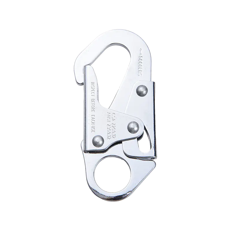 Bagaimanakah Double Lock Galvanized Snap Hook diintegrasikan ke dalam sistem rigging untuk lampiran beban yang selamat?